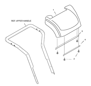 Control Panel Diagram and Parts List for 1695507-18-2856-29 2008 Briggs and Stratton Snow Blower